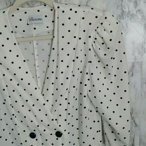 Barone | vintage polka dot blazer